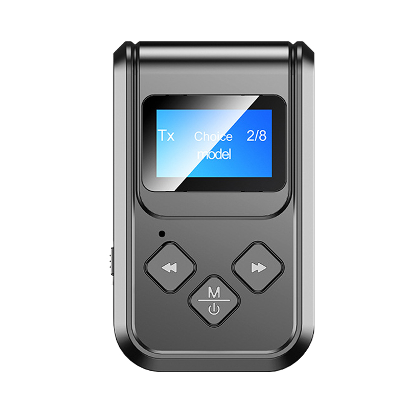 3-in-1 Bluetooth 5.0 Transmitter and Receiver with Visible LCD Display